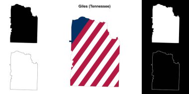 Giles County (Tennessee) ana hat haritası seti