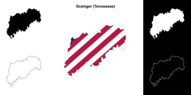 Grainger County (Tennessee) ana hat haritası seti