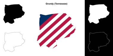 Grundy County (Tennessee) ana hat haritası seti