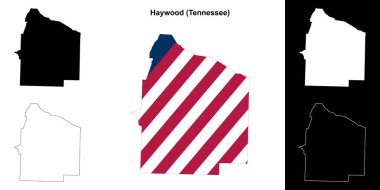 Haywood County (Tennessee) ana hat haritası seti