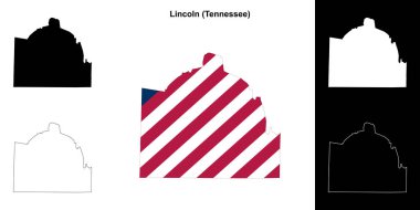 Lincoln County (Tennessee) ana hat haritası seti