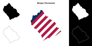 Morgan County (Tennessee) ana hat haritası seti