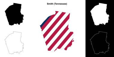 Smith County (Tennessee) ana hat haritası seti