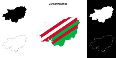 Carmarthenshire boş ana hat haritası ayarlandı