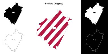 Bedford County (Virginia) ana hat haritası seti