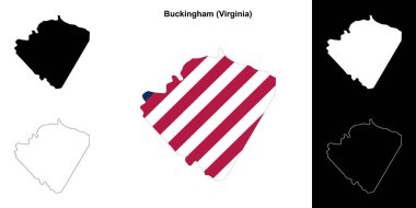 Buckingham İlçesi (Virginia) ana hat haritası belirlendi