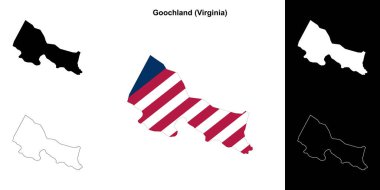 Goochland County (Virginia) ana hat haritası seti