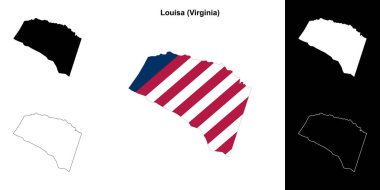 Louisa İlçesi (Virginia) ana hat haritası belirlendi