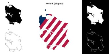 Norfolk County (Virginia) ana hat haritası belirlendi