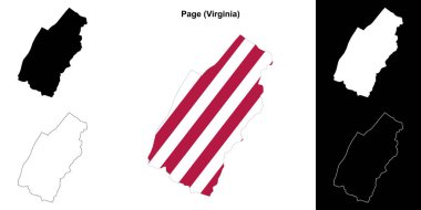 Page County (Virginia) özet haritası seti