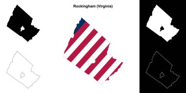 Rockingham İlçesi (Virginia) ana hat haritası belirlendi