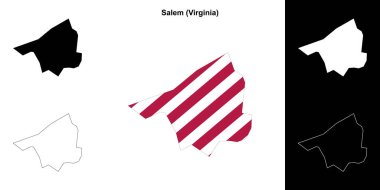 Salem County (Virginia) ana hat haritası belirlendi