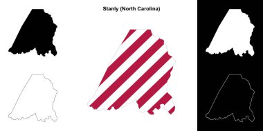 Stanly County (Kuzey Carolina) ana hat haritası belirlendi