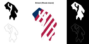 Bristol İlçesi (Rhode Island) ana hat haritası seti