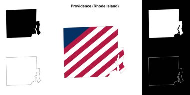 Providence County (Rhode Island) ana hat haritası seti