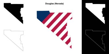 Douglas County (Nevada) ana hat haritası seti