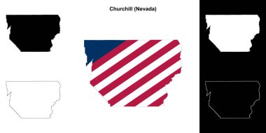 Churchill İlçesi (Nevada) ana hat haritası belirlendi