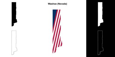 Washoe County (Nevada) ana hat haritası seti