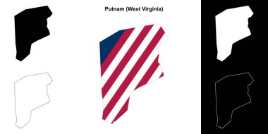 Putnam County (Batı Virginia) ana hat haritası seti