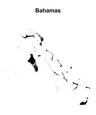 Bahamalar boş ana hat haritası