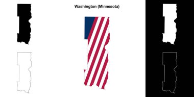 Washington County (Minnesota) ana hat haritası seti