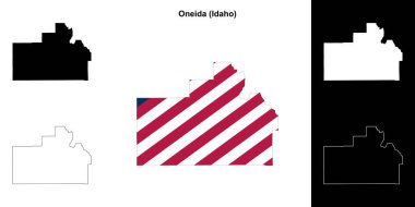 Oneida İlçesi (Idaho) ana hat haritası ayarlandı