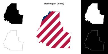 Washington County (Idaho) ana hat haritası seti