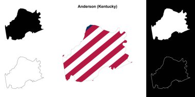 Anderson County (Kentucky) ana hat haritası seti