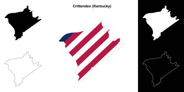 Crittenden County (Kentucky) ana hat haritası seti