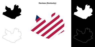 Daviess County (Kentucky) ana hat haritası seti