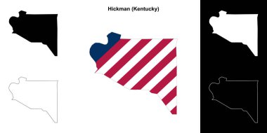 Hickman County (Kentucky) ana hat haritası seti