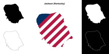 Jackson County (Kentucky) ana hat haritası seti