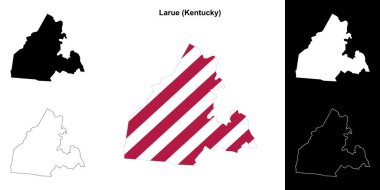 Larue County (Kentucky) ana hat haritası seti