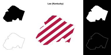 Lee County (Kentucky) ana hat haritası seti