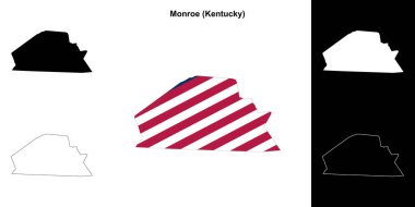 Monroe County (Kentucky) ana hat haritası seti