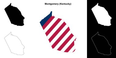 Montgomery County (Kentucky) ana hat haritası seti