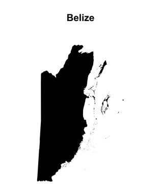 Boş dış hat haritasını belle