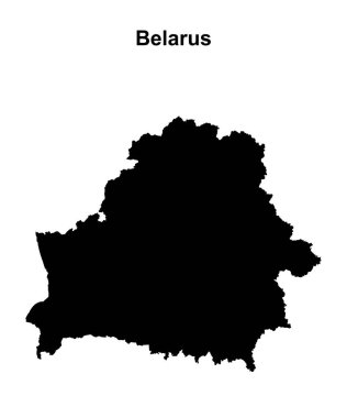 Belarus boş ana hat haritası