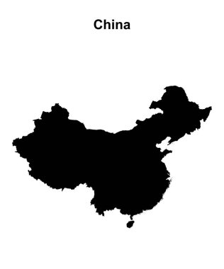 Çin boş dış hat haritası