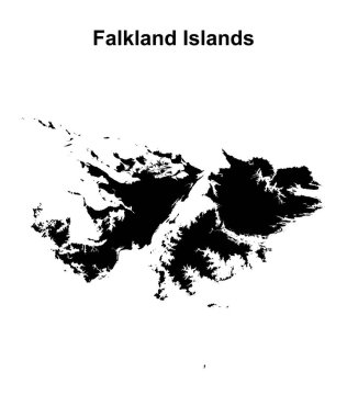 Falkland Adaları ana hat haritası boş