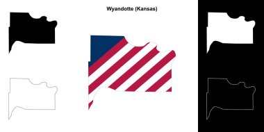 Wyandotte County (Kansas) ana hat haritası seti