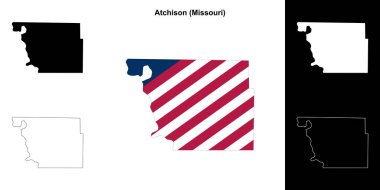 Atchison County (Missouri) ana hat haritası seti