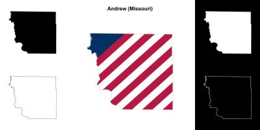 Andrew County (Missouri) ana hat haritası seti