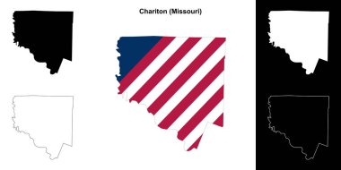Chariton County (Missouri) ana hat haritası seti