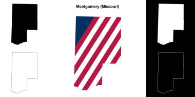 Montgomery County (Missouri) ana hat haritası seti
