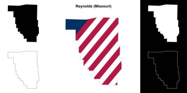 Reynolds County (Missouri) ana hat haritası seti