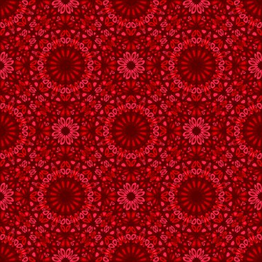 Mandala desenli sanat - geometrik ruhani oryantal çiçekli dikişsiz bohem vektör arka planı