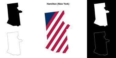 Hamilton County (New York) ana hat haritası seti