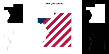 Polk County (Wisconsin) ana hat haritası seti