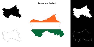 Jammu ve Kashmir durum ana hat haritası ayarlandı